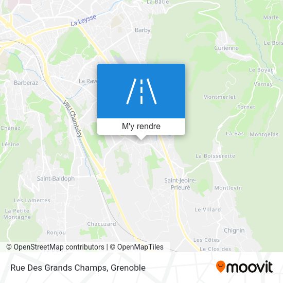 Rue Des Grands Champs plan