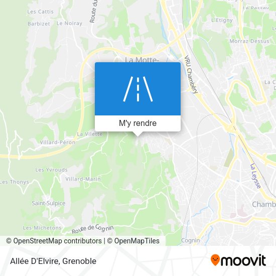 Allée D'Elvire plan
