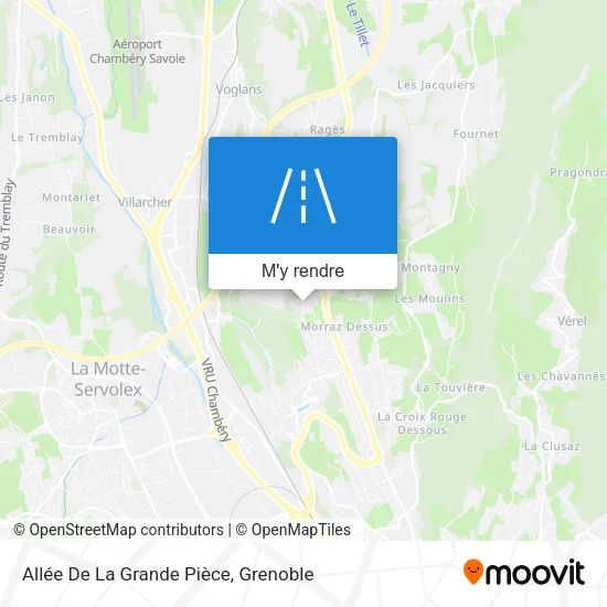 Allée De La Grande Pièce plan