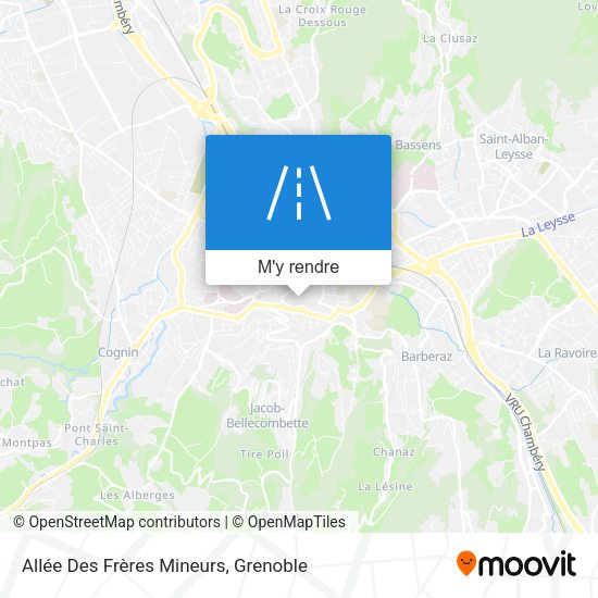 Allée Des Frères Mineurs plan