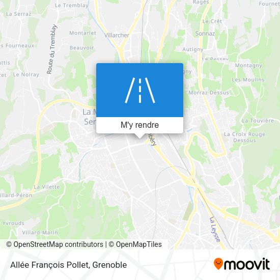 Allée François Pollet plan