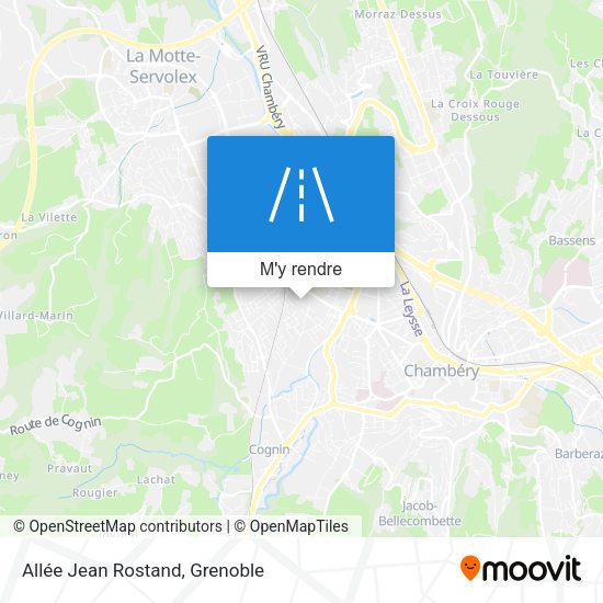 Allée Jean Rostand plan