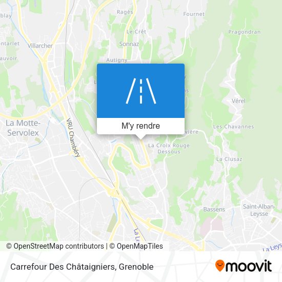 Carrefour Des Châtaigniers plan