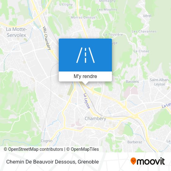 Chemin De Beauvoir Dessous plan