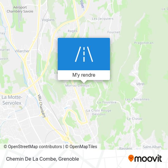 Chemin De La Combe plan