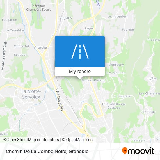 Chemin De La Combe Noire plan