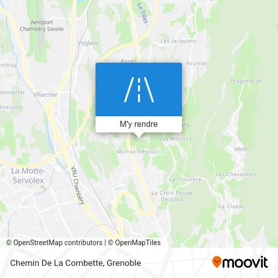 Chemin De La Combette plan