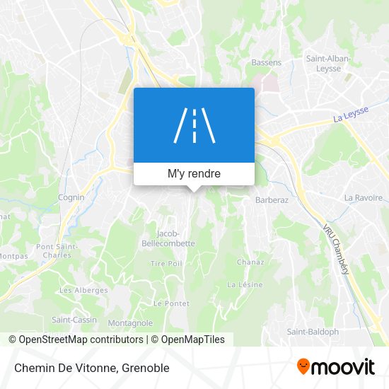 Chemin De Vitonne plan