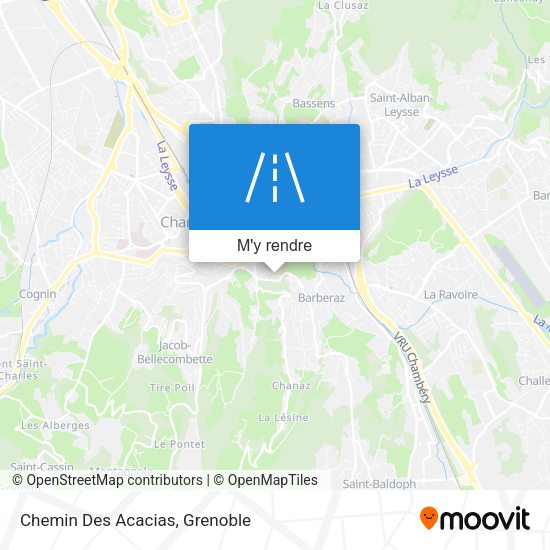 Chemin Des Acacias plan