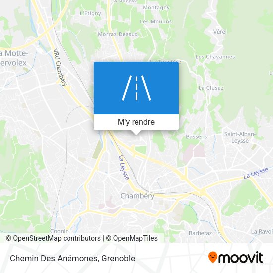 Chemin Des Anémones plan