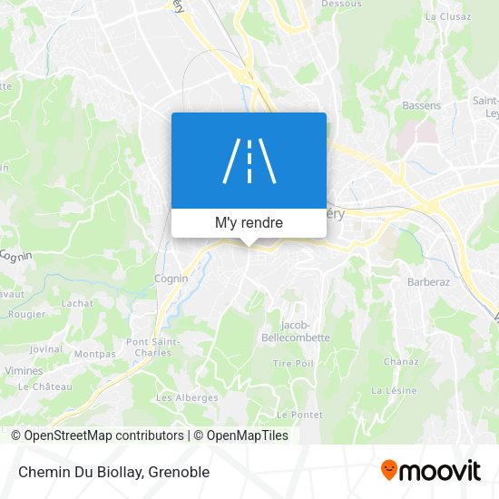 Chemin Du Biollay plan