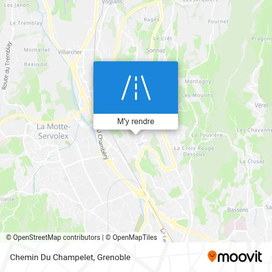Chemin Du Champelet plan