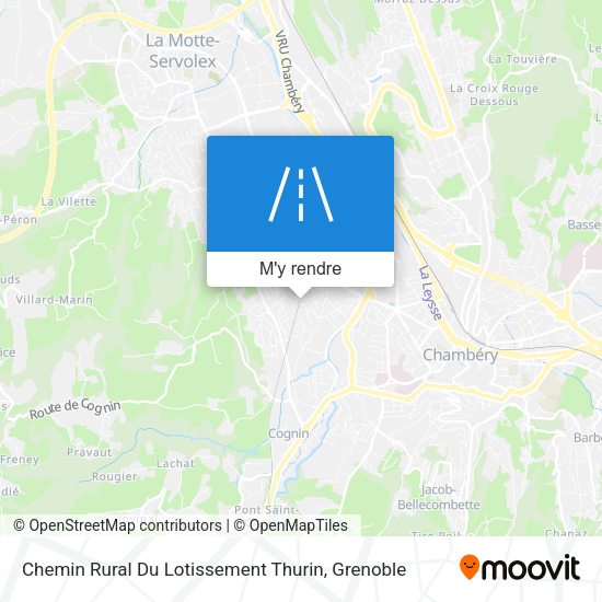 Chemin Rural Du Lotissement Thurin plan