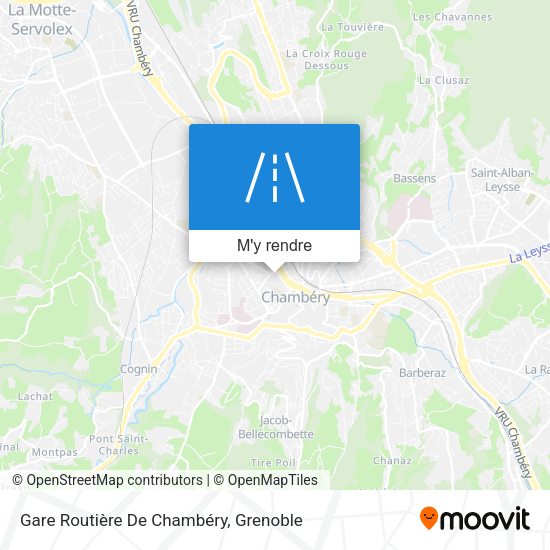 Gare Routière De Chambéry plan