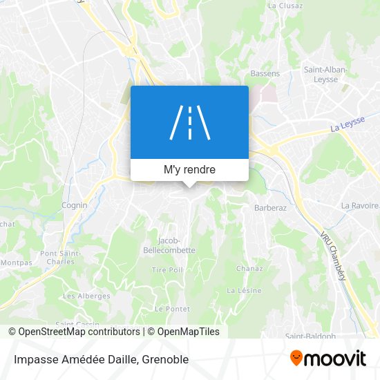 Impasse Amédée Daille plan