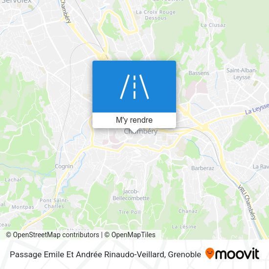 Passage Emile Et Andrée Rinaudo-Veillard plan