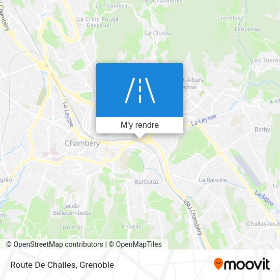Route De Challes plan