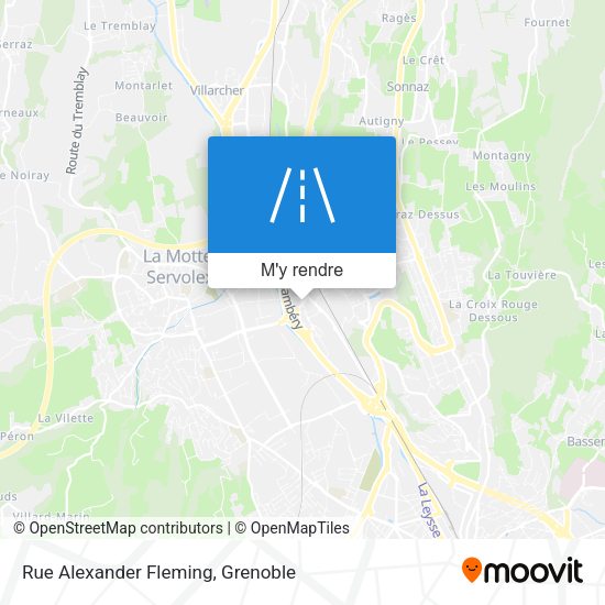 Rue Alexander Fleming plan