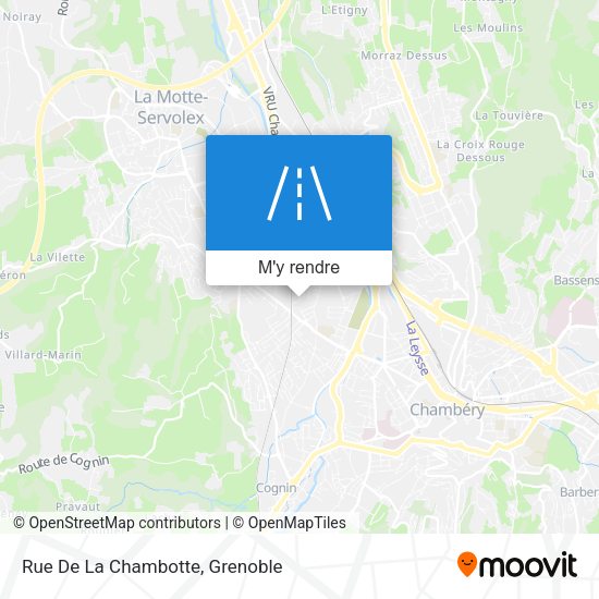 Rue De La Chambotte plan