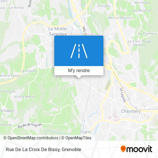 Rue De La Croix De Bissy plan