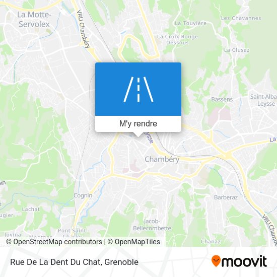 Rue De La Dent Du Chat plan