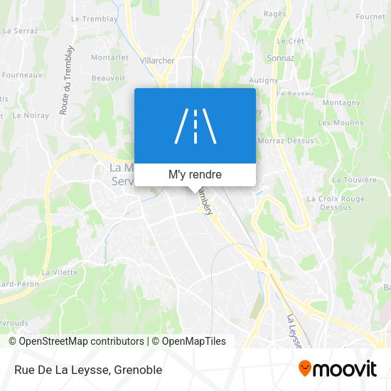 Rue De La Leysse plan