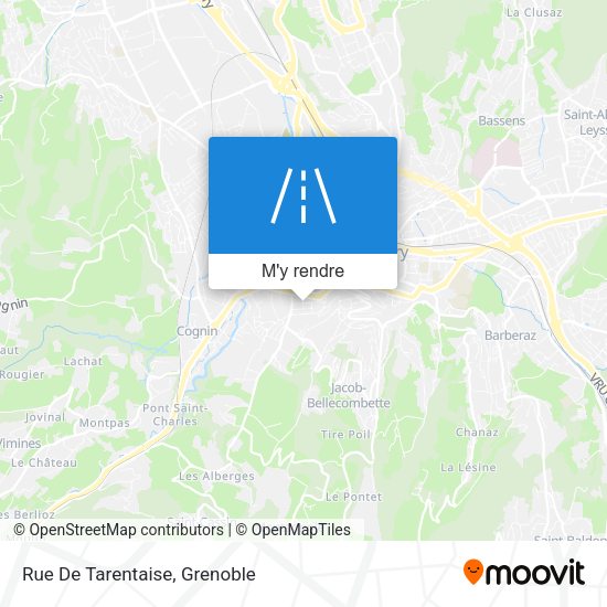 Rue De Tarentaise plan