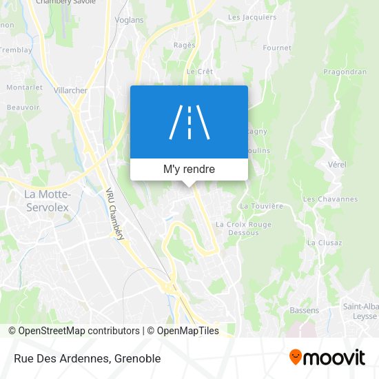 Rue Des Ardennes plan