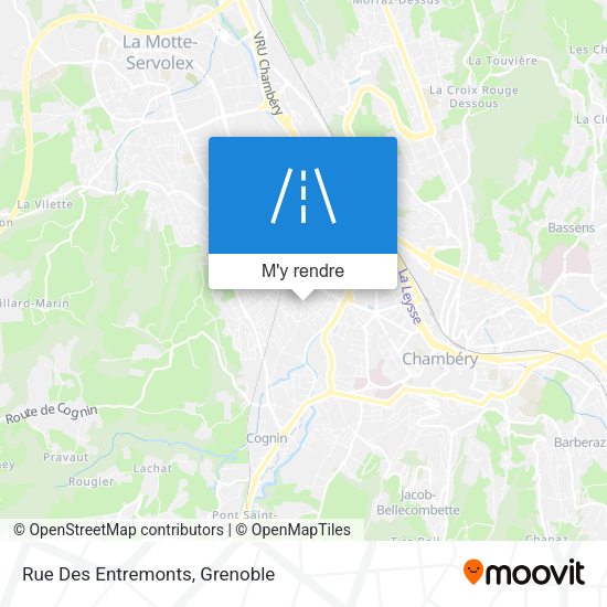 Rue Des Entremonts plan