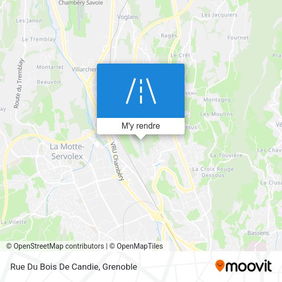 Rue Du Bois De Candie plan