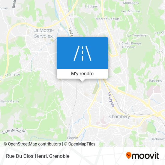 Rue Du Clos Henri plan