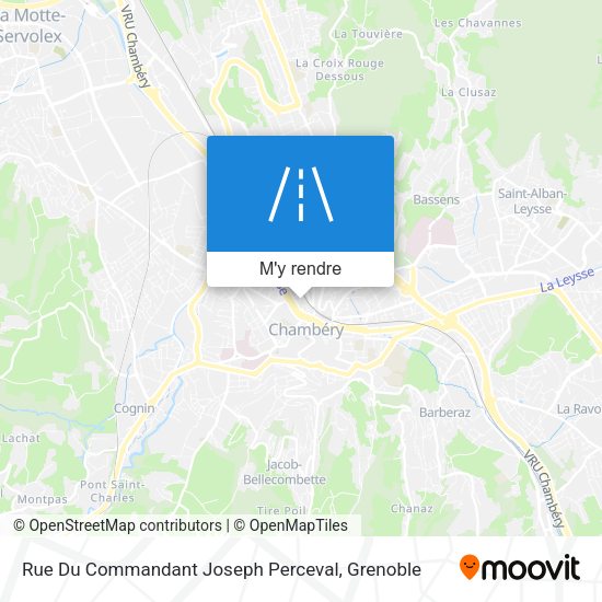 Rue Du Commandant Joseph Perceval plan
