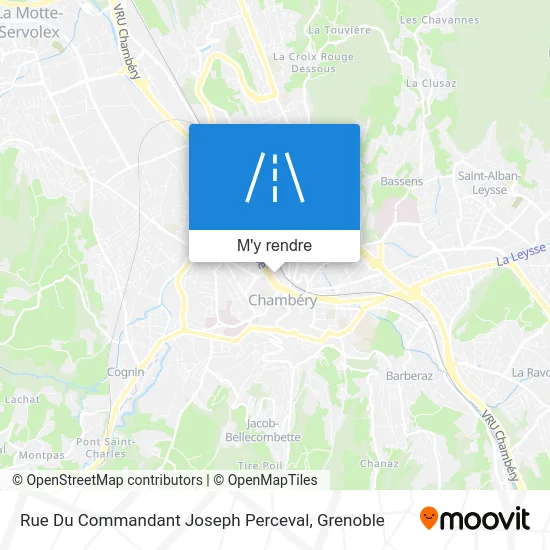 Rue Du Commandant Joseph Perceval plan