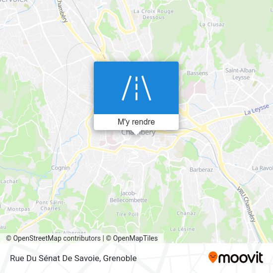 Rue Du Sénat De Savoie plan