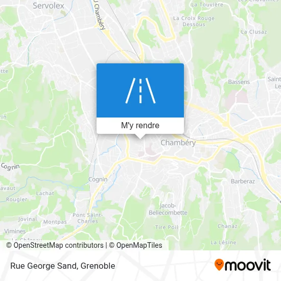 Rue George Sand plan