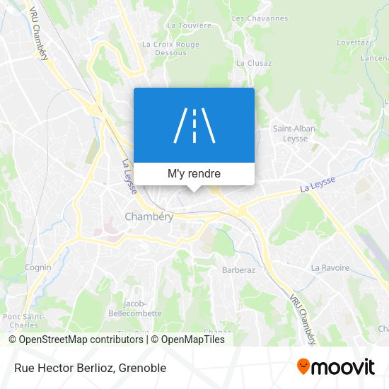 Rue Hector Berlioz plan