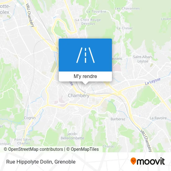 Rue Hippolyte Dolin plan