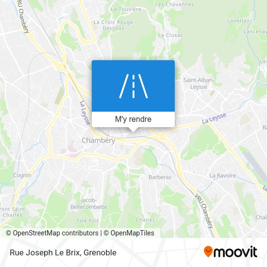 Rue Joseph Le Brix plan