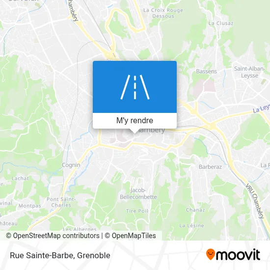 Rue Sainte-Barbe plan