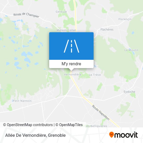 Allée De Vernondière plan