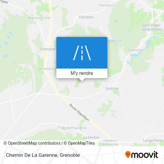 Chemin De La Garenne plan