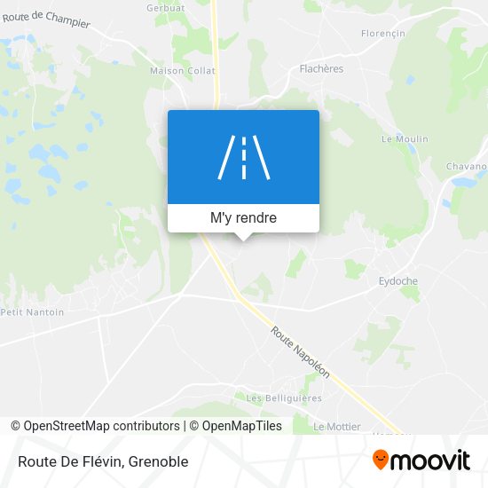 Route De Flévin plan