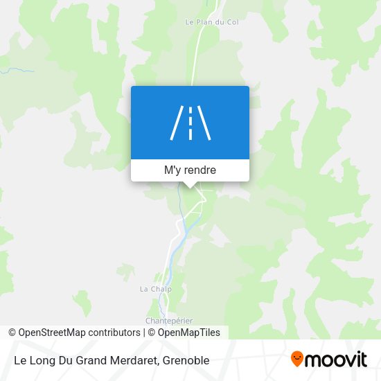 Le Long Du Grand Merdaret plan