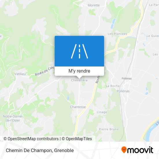 Chemin De Champon plan