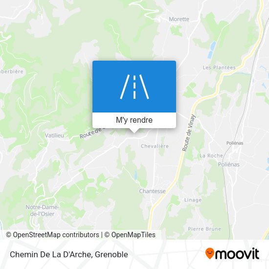 Chemin De La D'Arche plan