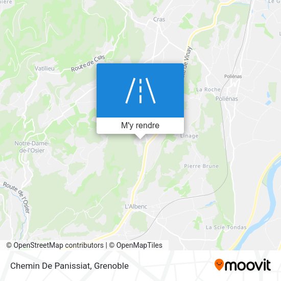 Chemin De Panissiat plan