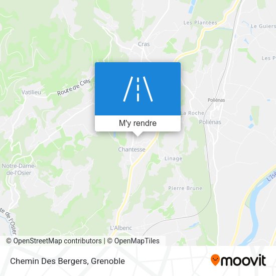 Chemin Des Bergers plan