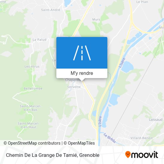 Chemin De La Grange De Tamié plan