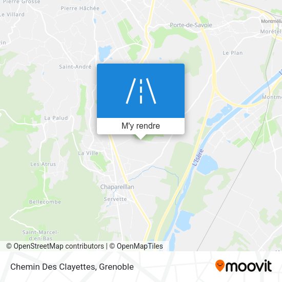 Chemin Des Clayettes plan