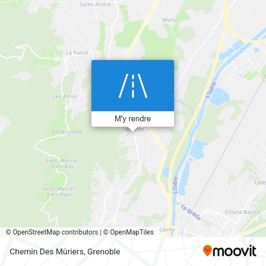 Chemin Des Mûriers plan